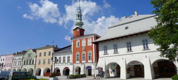 Najpiękniejsze miasta pogranicza czesko-morawskiego: Zakwaterowanie