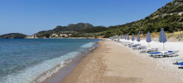 Viaje a la playa de Psili Ammos (oeste): Clima y temporada