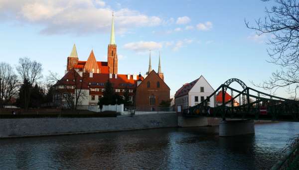 View of the Tumski bridge