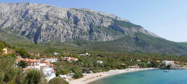 Voyage à la plage de Limnionas