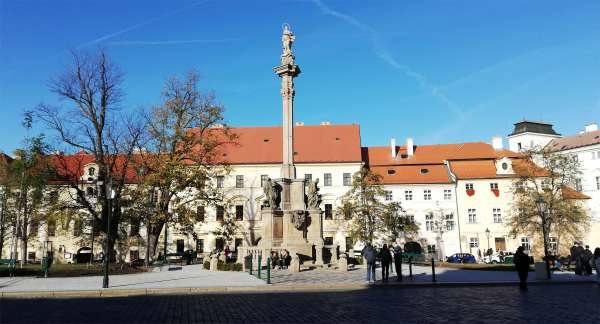 Mariánsky morový stĺp Hradčany