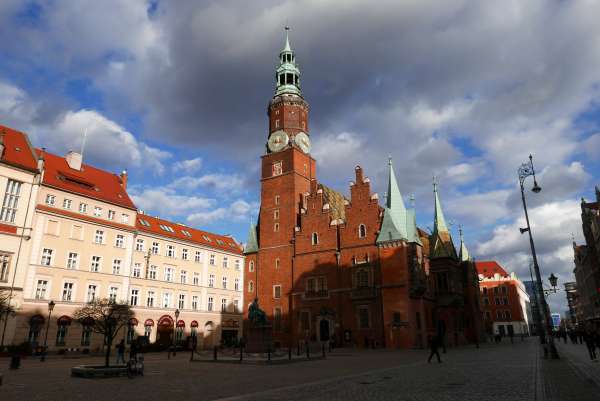 Rathaus in Breslau