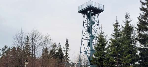 Slovanka - lookout tower and cottage: Weather and season