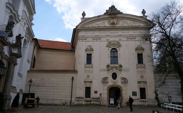 Wejście do Biblioteki Strahova