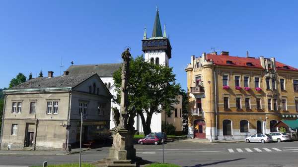 Comenius Square in Semily