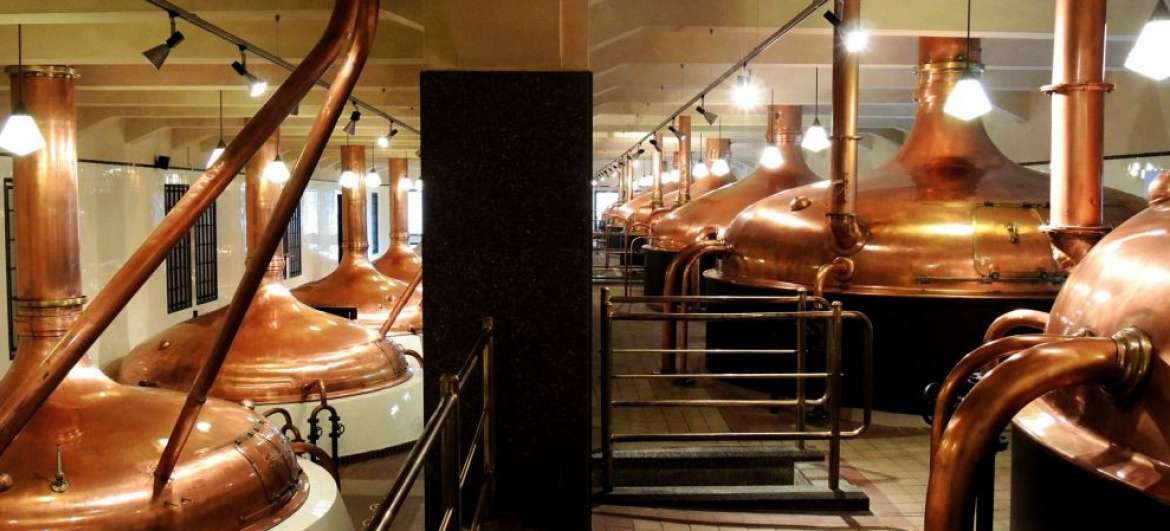 posti All'interno della vecchia fabbrica di birra