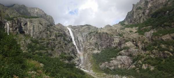 Cascada Ushba (Shdugra): Clima y temporada