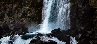 Wodospad Öxarárfoss