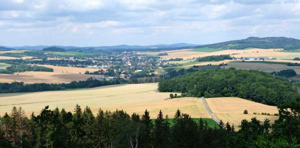 Výhled západním směrem