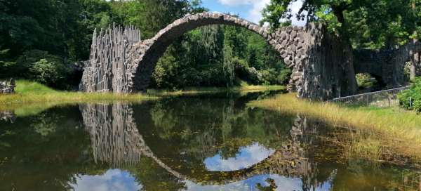 Loop naar Rakotzbrücke: Weer en seizoen