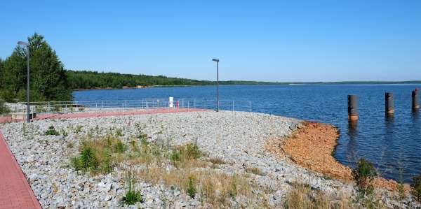 Baignade dans le Bärwalder See