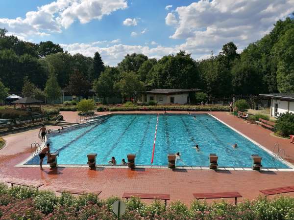 Large swimming pool