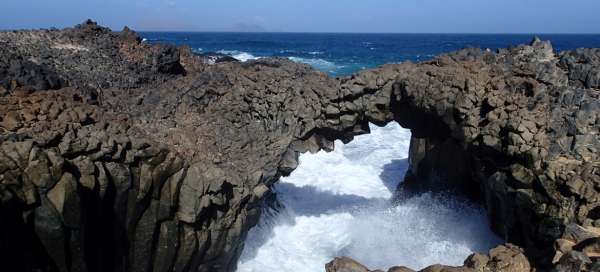 Arco de roca: Clima y temporada