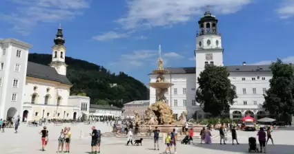 Residenzplatz Salisburgo