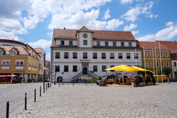 Oud stadhuis op het marktplein
