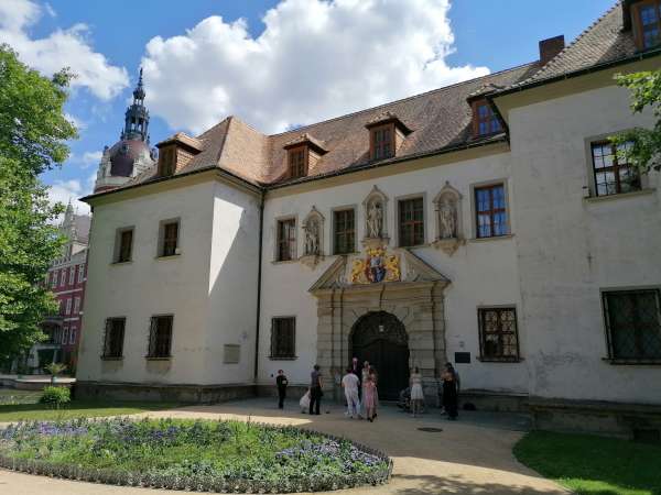 Oud kasteel in Bad Muskau