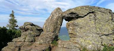 Randonnée Filipovice - Fenêtre en pierre