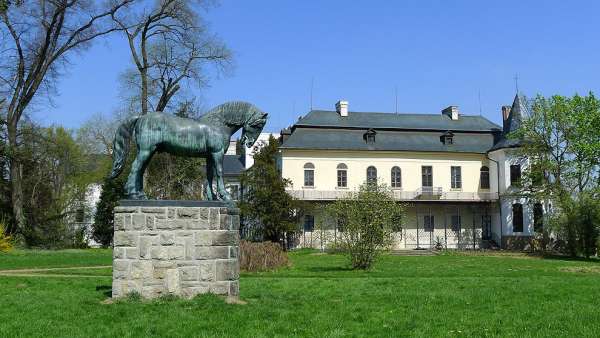 Parque del castillo de Slatiňany
