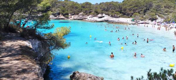 Descanso en Cala en Turqueta