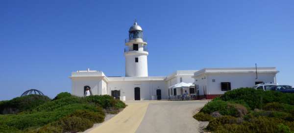 Excursion to the Faro de Cavalleria lighthouse