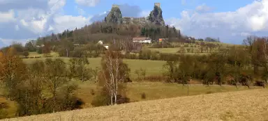 Les ruines du château Trosky