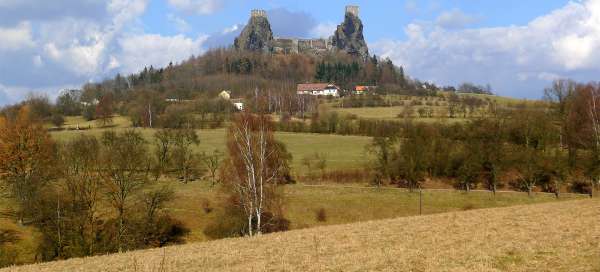 Die Ruinen der Burg Trosky: Wetter und Jahreszeit