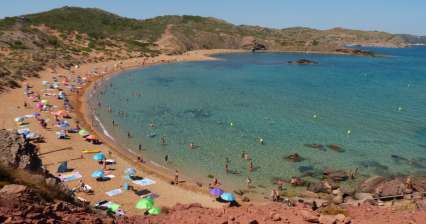 Relaxamento na Playa de Cavalleria