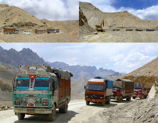 Verstopfung in Ladakh