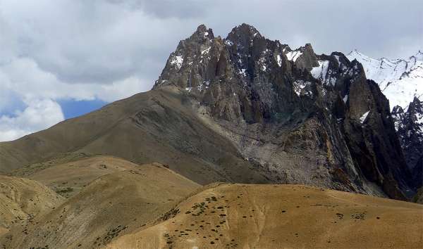 Mountain near the pass