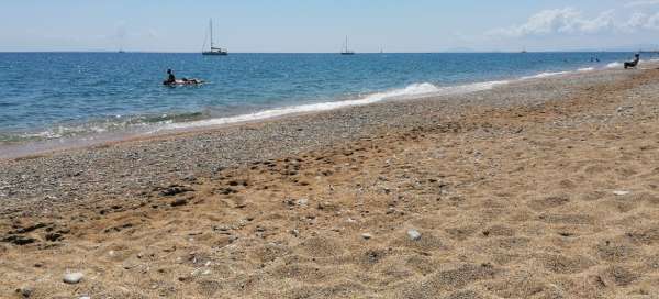 Plaża Skala: Pogoda i pora roku