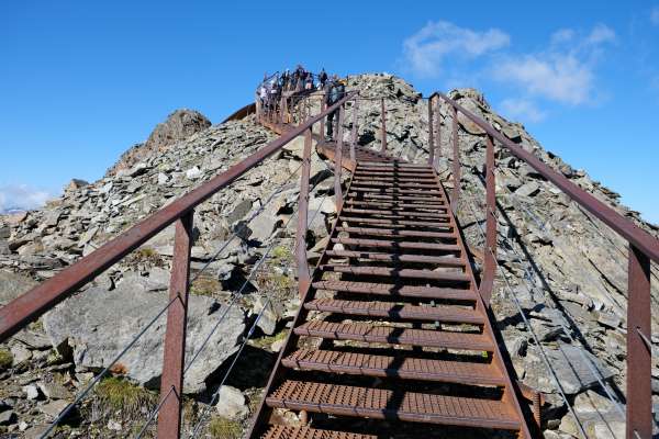 Ascenso al mirador TOP del Tirol