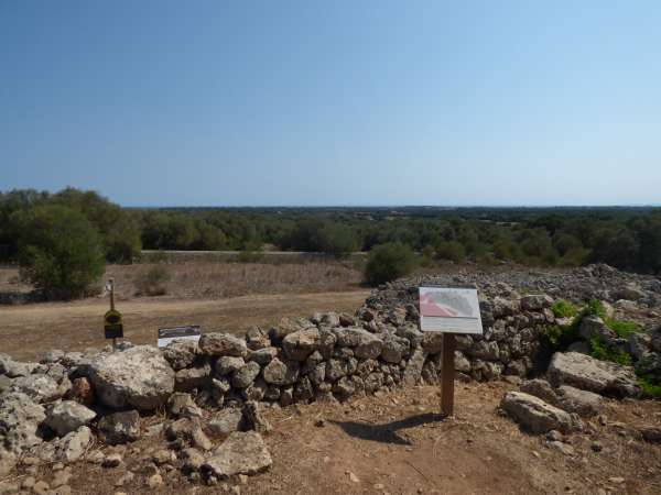 Entrance to the settlement