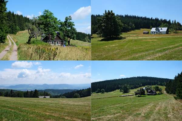 The picturesque surroundings of the Rýhorský kříž