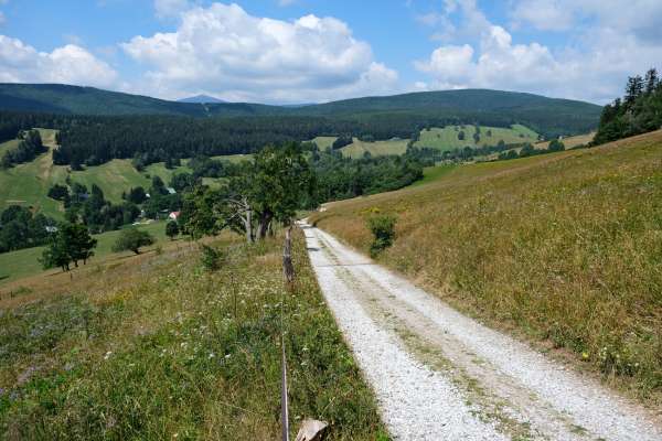 Descent to Horní Albeřice