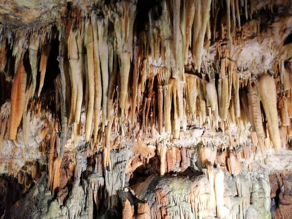 Belle décoration de stalactites