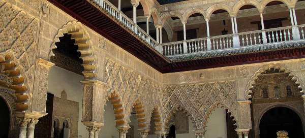 Real Alcázar v Seville: Stravování