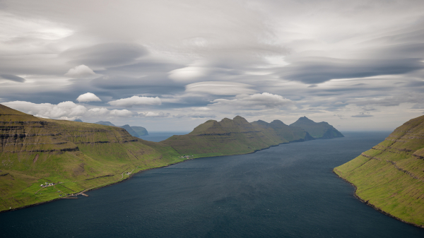 Clouds over Kalsoy Island