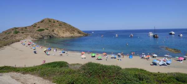 Rest at Cala Mesquida