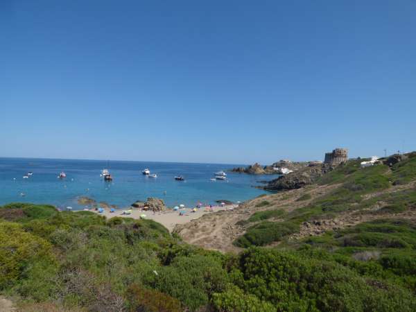 Strada per la spiaggia