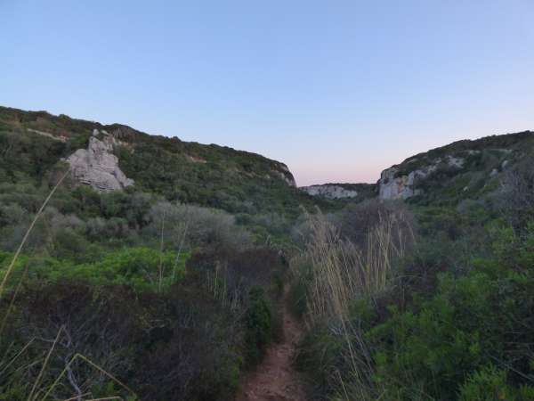 Strada per la spiaggia