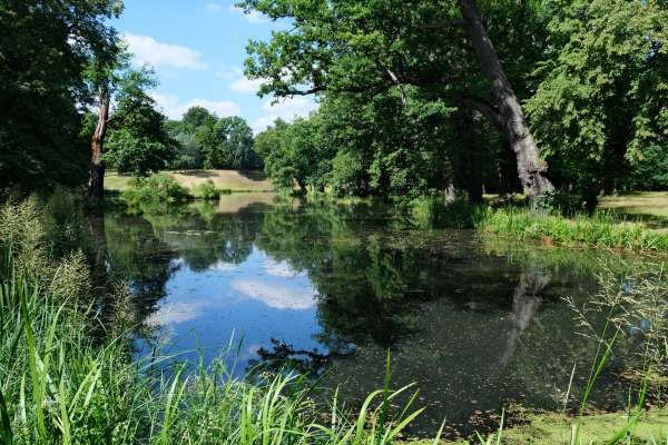 Park wokół jeziora Eichsee