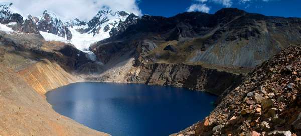 Panorama van de lagune van Safuna Alta