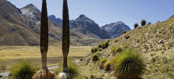 Das Tal des Rio Pumapampa: Unterkünfte