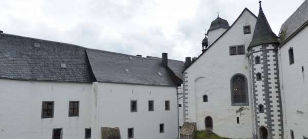 Innenhof: Unterkünfte