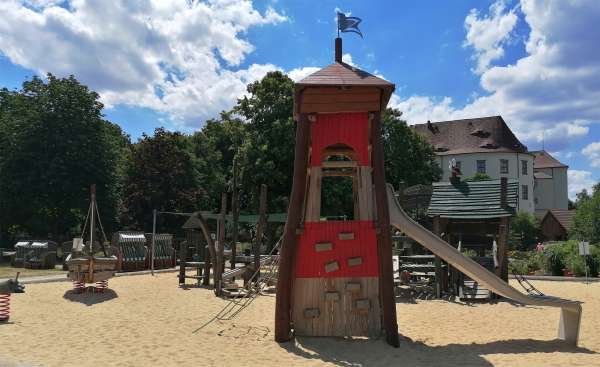 Playground in the center of the ZOO