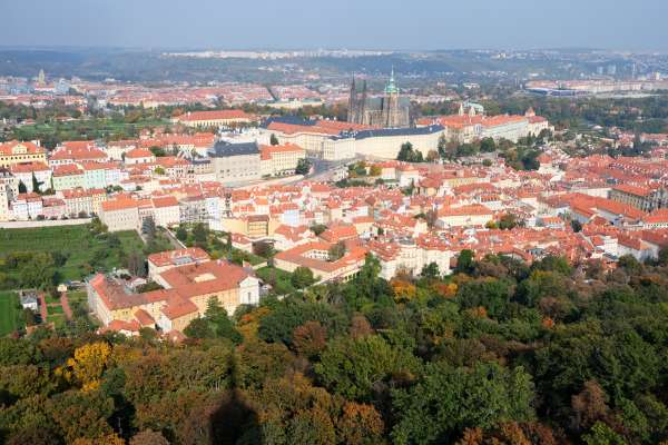 Vista do Castelo de Praga