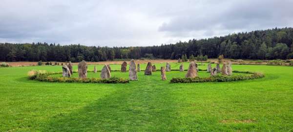 Holašovice Stonehenge: Acomodações