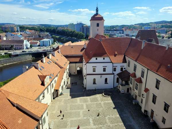 Castle courtyard