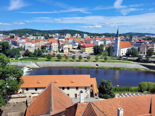 View from the tower walkway