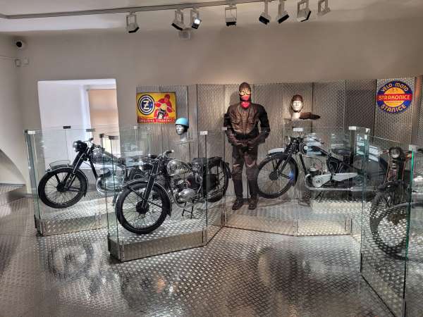 ČZ motorcycle exhibition
